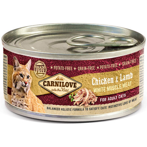 CAT ADULT HUHN&LAMM 100g - CARNILOVE