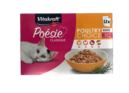 POESIE CLASSIQUE Multipack mit Geflügel 12x85g - VITAKRAFT