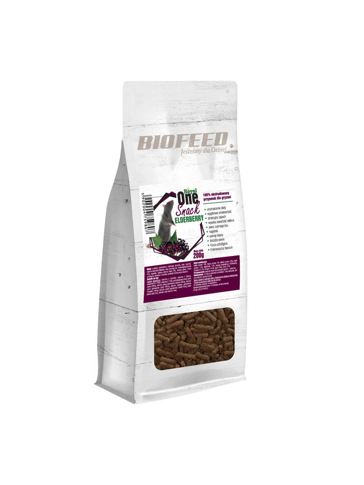 Royal One Snack - Holunder (Holunderbeere) 200g - BIOFEED