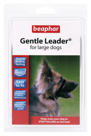 GENTLE LEADER L - großes schwarzes Halsband für Hunde - BEAPHAR