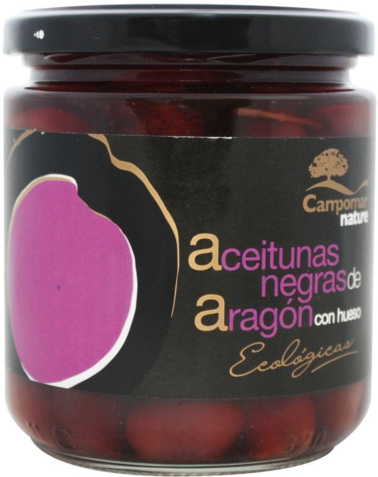 Azeitonas pretas com caroço BIO 350 g - CAMPOMAR NATURE