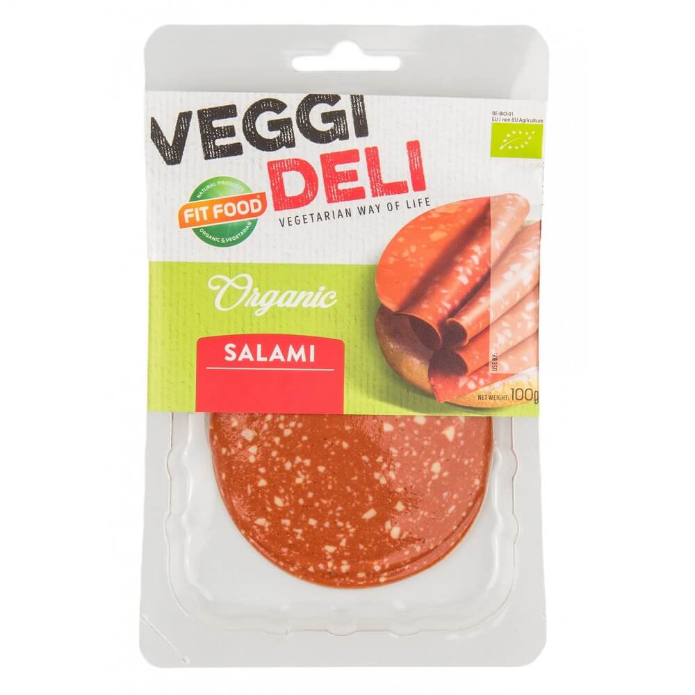 Vegetarische Alternatief BIO Salamischijven 100 g VEGGI DELI