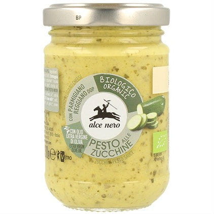 Zucchini pesto ORGANIC 130 g - ALCE NERO
