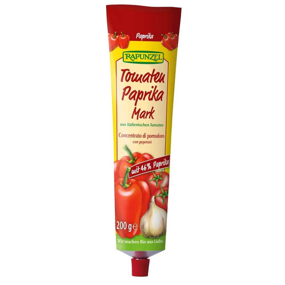 Tomaten-Paprika-Paste (Tube) BIO 200 g - RAPUNZEL