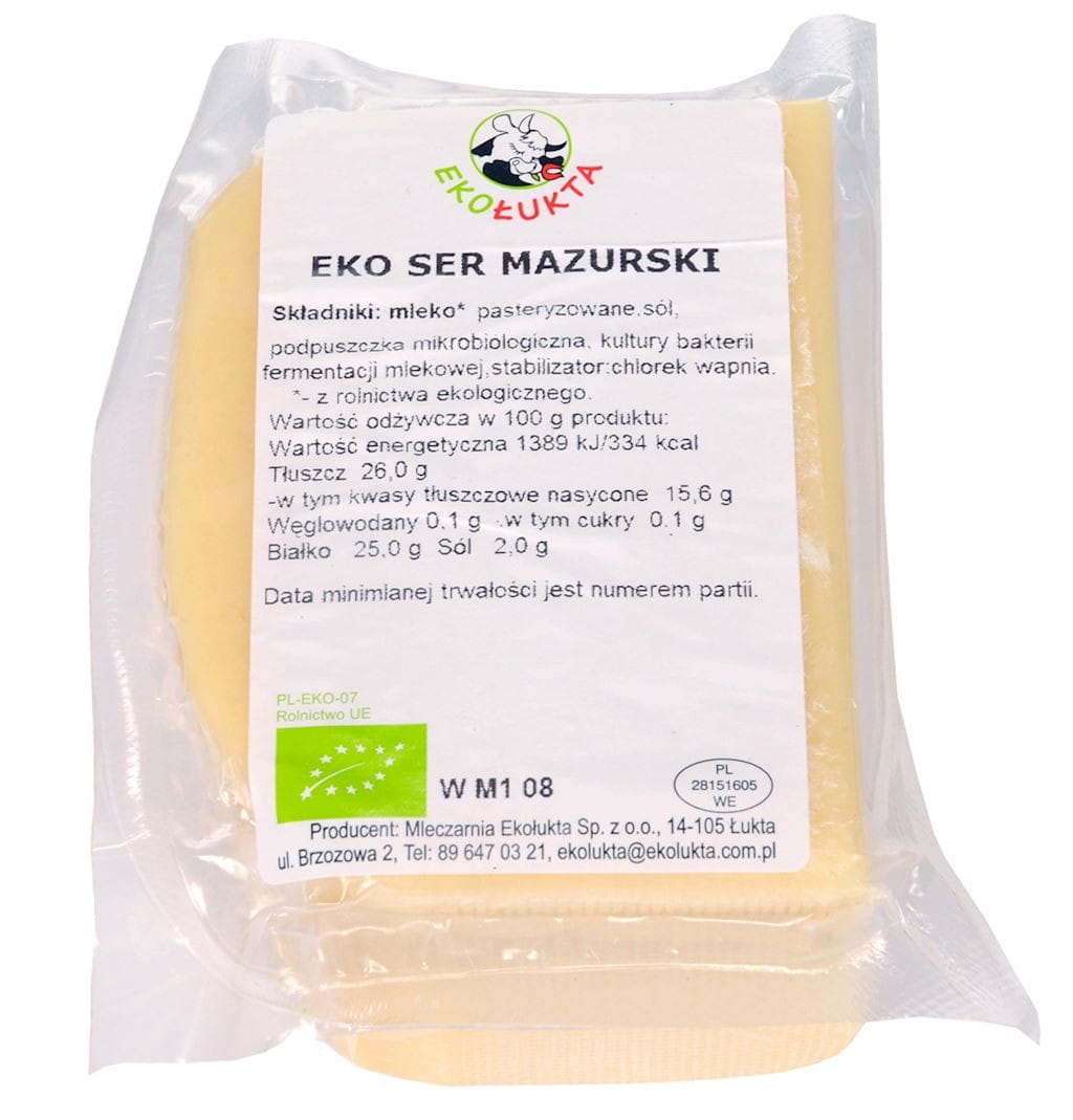 Masurisk gul løpeost BIO (300 g) - ECO ŁUKTA