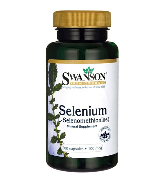 Selen Select Selenometionin 100mcg Selen 200 SWANSON Kapsul