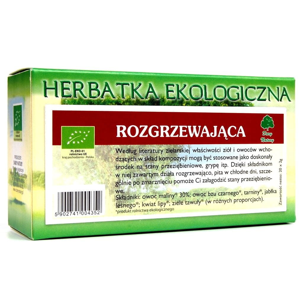 BIO bylinný čaj na zahřátí (20 x 2 g) - DARY PŘÍRODY