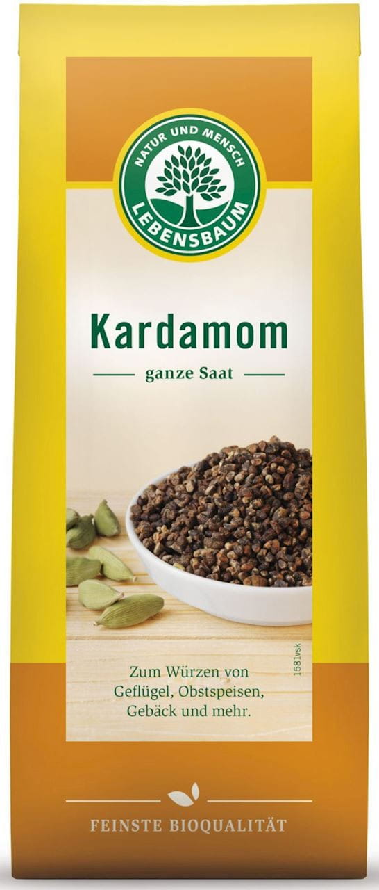 Vollkorn-Kardamom BIO 50 g - LEBENSBAUM