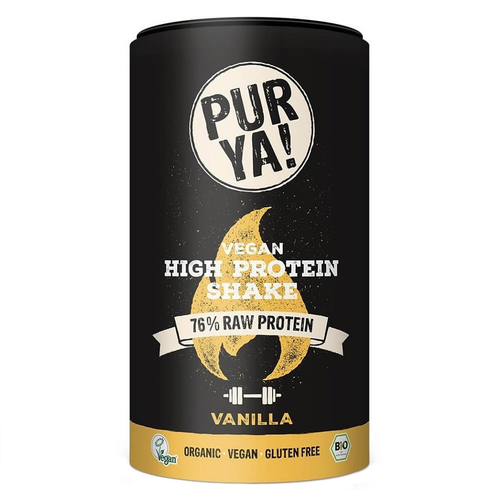 Frullato proteico in polvere al gusto di vaniglia BIO 550g - PUR YA!