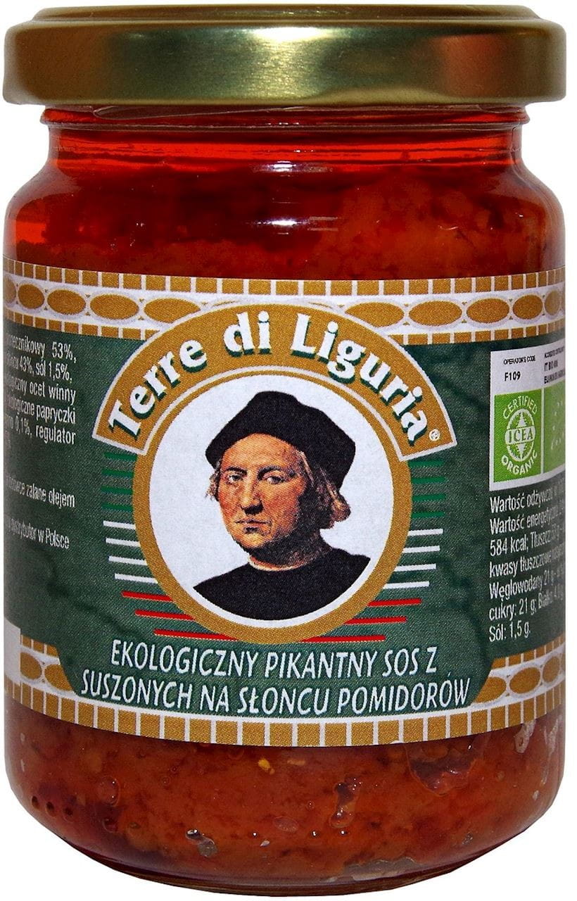Csípős szárított paradicsomszósz BIO 135 g - TERRE DI LIGURIA