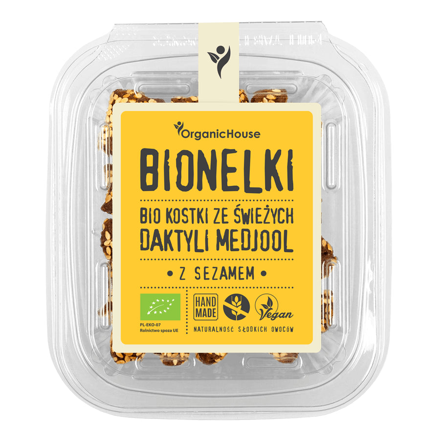 Dadlar med sesam glutenfritt EKO 80 g - BIONELS