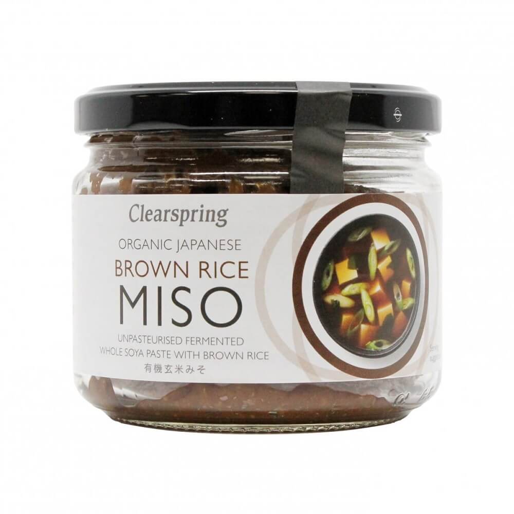 Miso aus braunem Reis ohne EPAsterized BIO 300 g CLEARSPRING