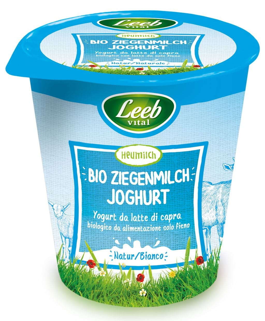 Yogurt naturale di capra BIO 125 g - LEEB VITAL