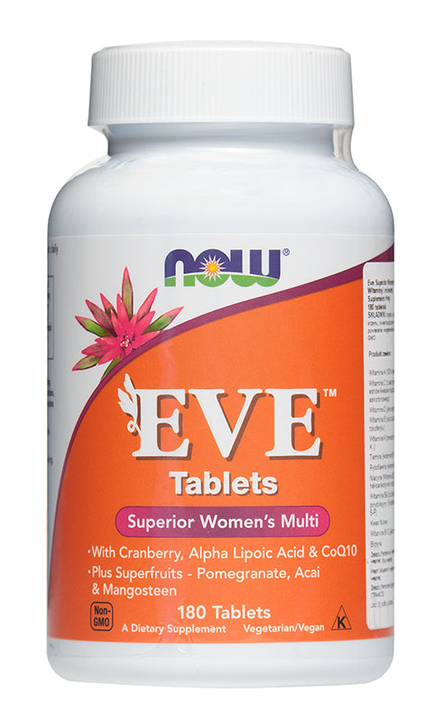 Vitamin dan Mineral Eve Superior Multi 180 NOW FOODS Tablet untuk Wanita