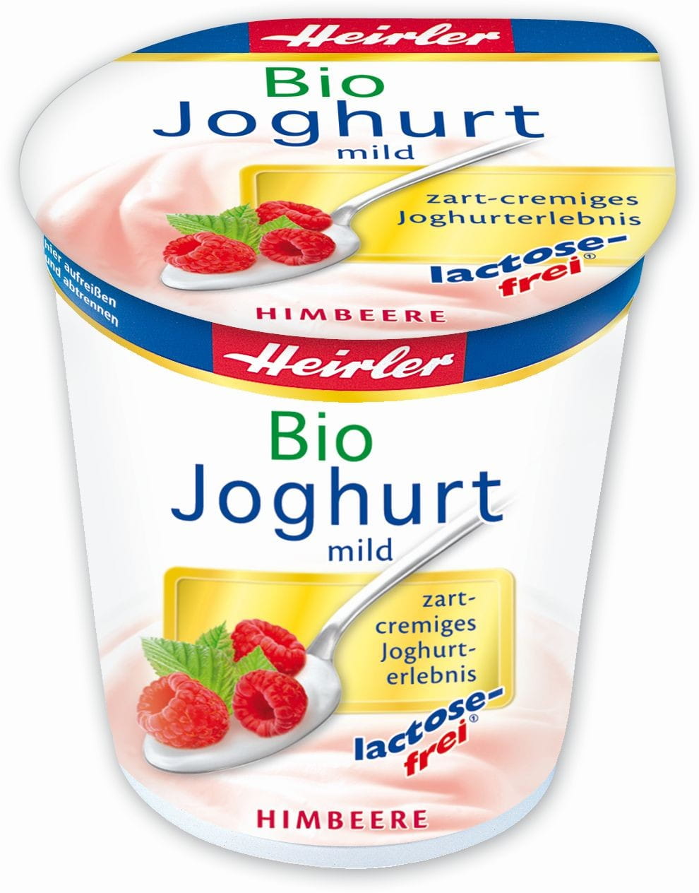Yaourt Framboise sans lactose 35% de matière grasse BIO 150 g - HEIRLER