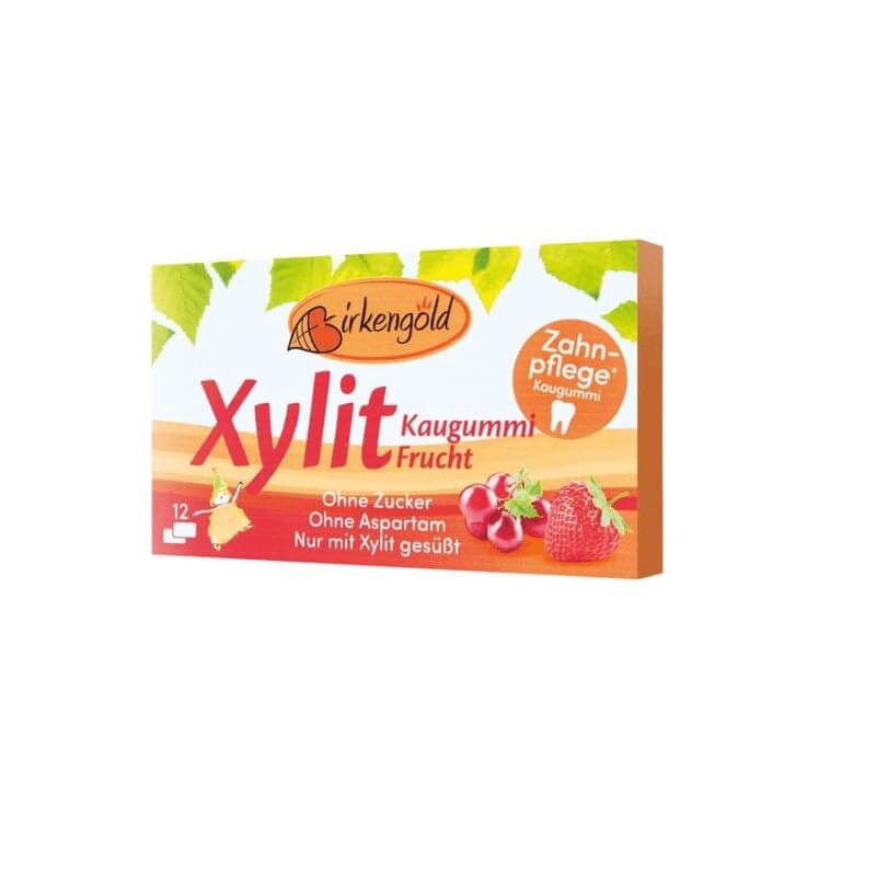 Xylitol-purukumi, hedelmämakuinen 12 imutablettia 17 g WORLD PATH