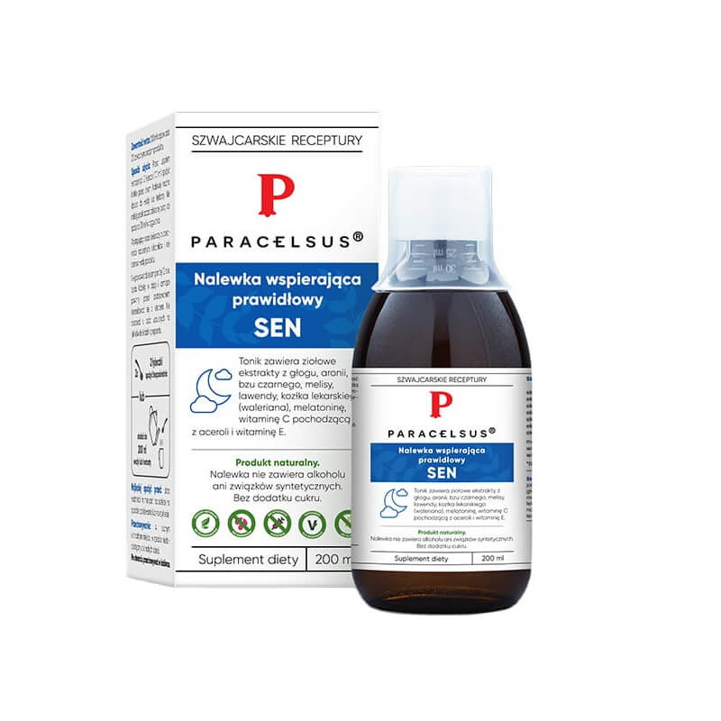 Rượu thuốc Paracelsus hỗ trợ giấc ngủ ngon 200ml PHARMATICA