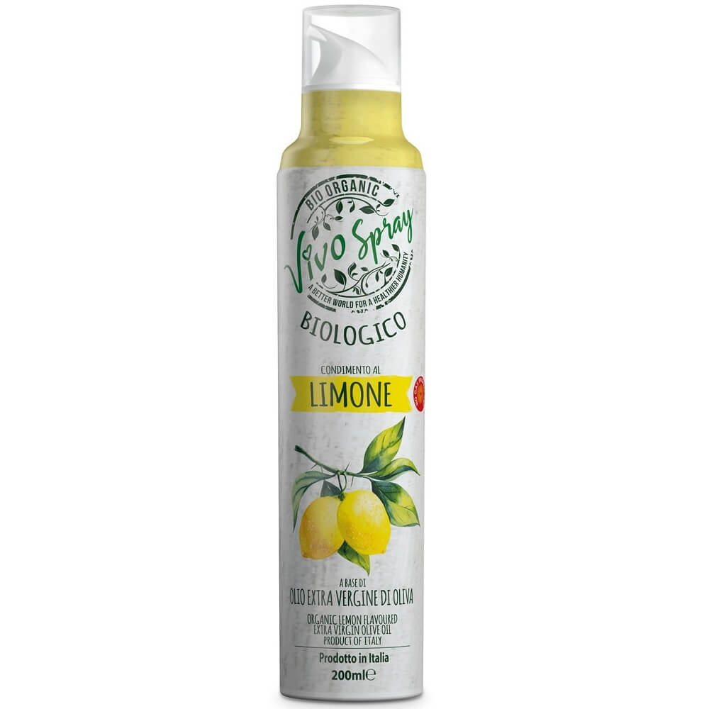 Aceite de oliva virgen extra con sabor a limón BIO-Spray 200 ml - VIVO SPRAY