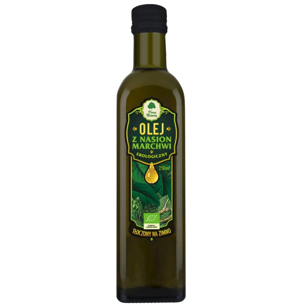 Óleo de semente de cenoura orgânico 250 ml - Dons da Natureza