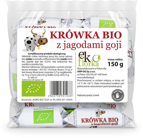 Fudges mit Goji-Beeren BIO 150 g - EKOFLORKA