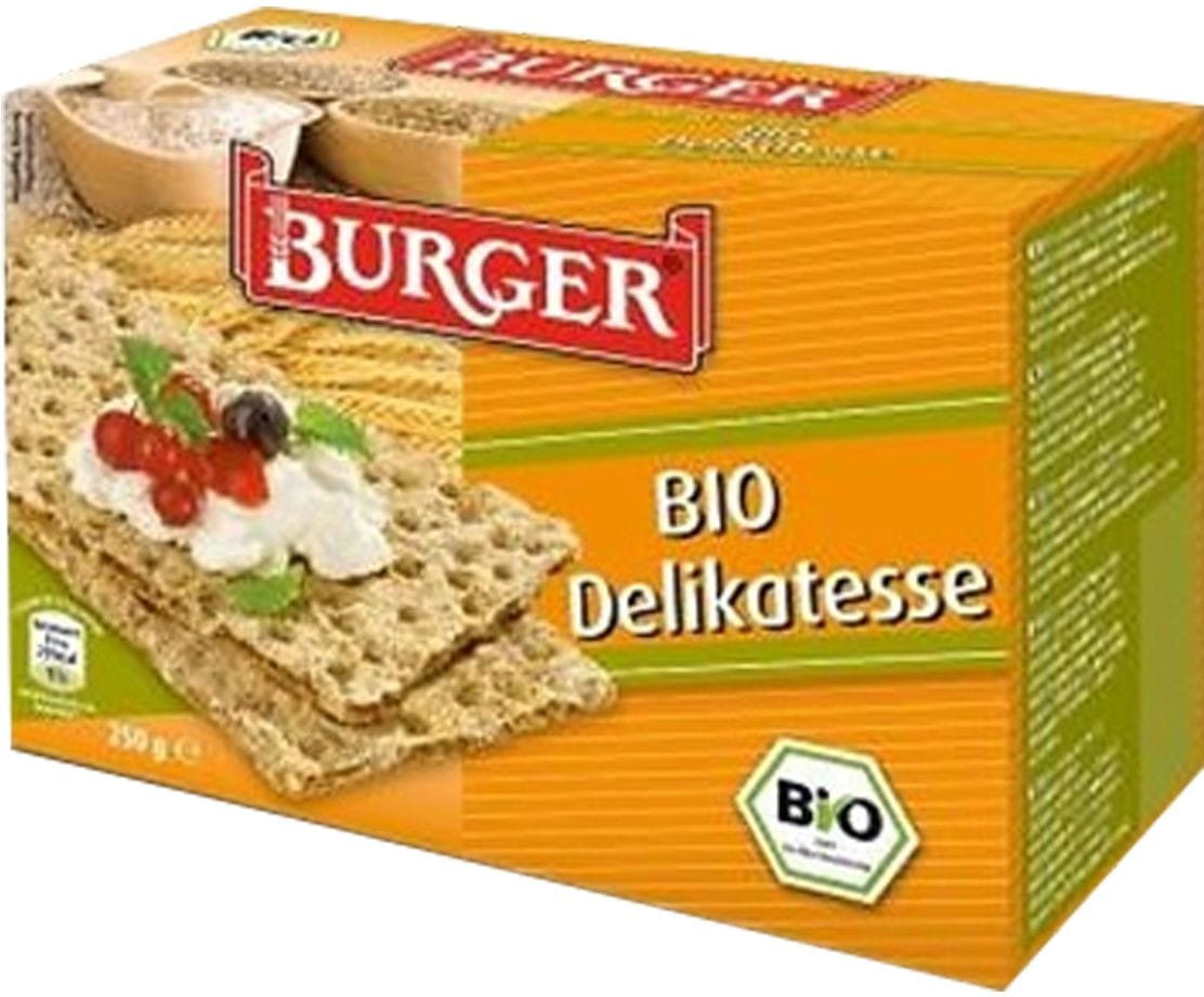 Pain Croustillant Complet au Seigle BIO 250 g - BURGER