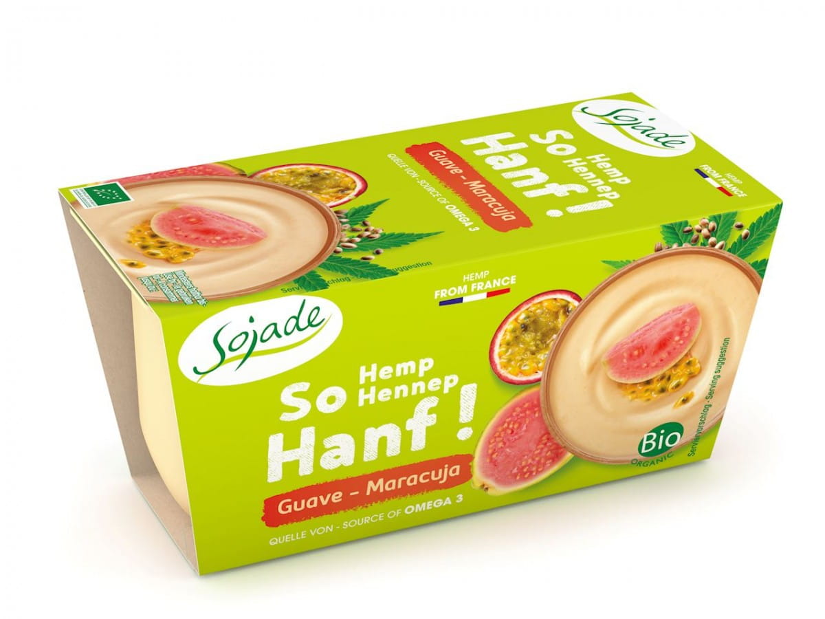 Guava-Hanf-Dessert - BIO Maracuja (2 x 100 g) - SOJADE