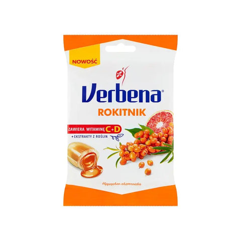 Kräuterbonbons Sanddorn 60g VERBENA