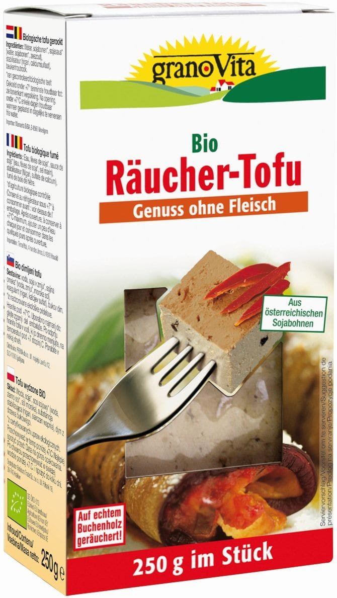 Røkt glutenfri tofu BIO 250 g - GRANOVITA