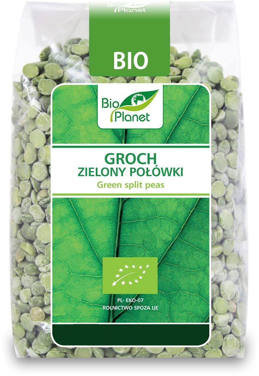 Organic green pea halves 400 g - BIO PLANET