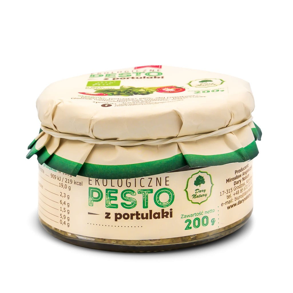 Pesto portulákkal BIO 200 g - A TERMÉSZET AJÁNDÉKAI