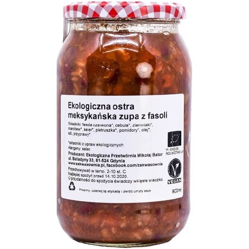 Mexikanische würzige Suppe aus BIO-Bohnen 900 ml - BESTELLUNG