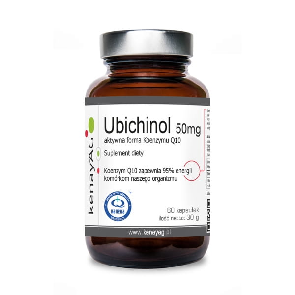 Ubiquinol Coenzima Q10 50mg 60 Cápsulas KENAY