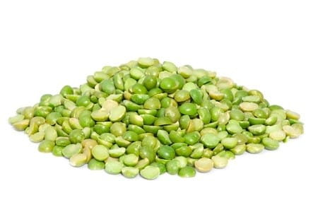 GRÖNA ÄRTOR HALVORGANISKA (RÅVAROR) (25 kg)