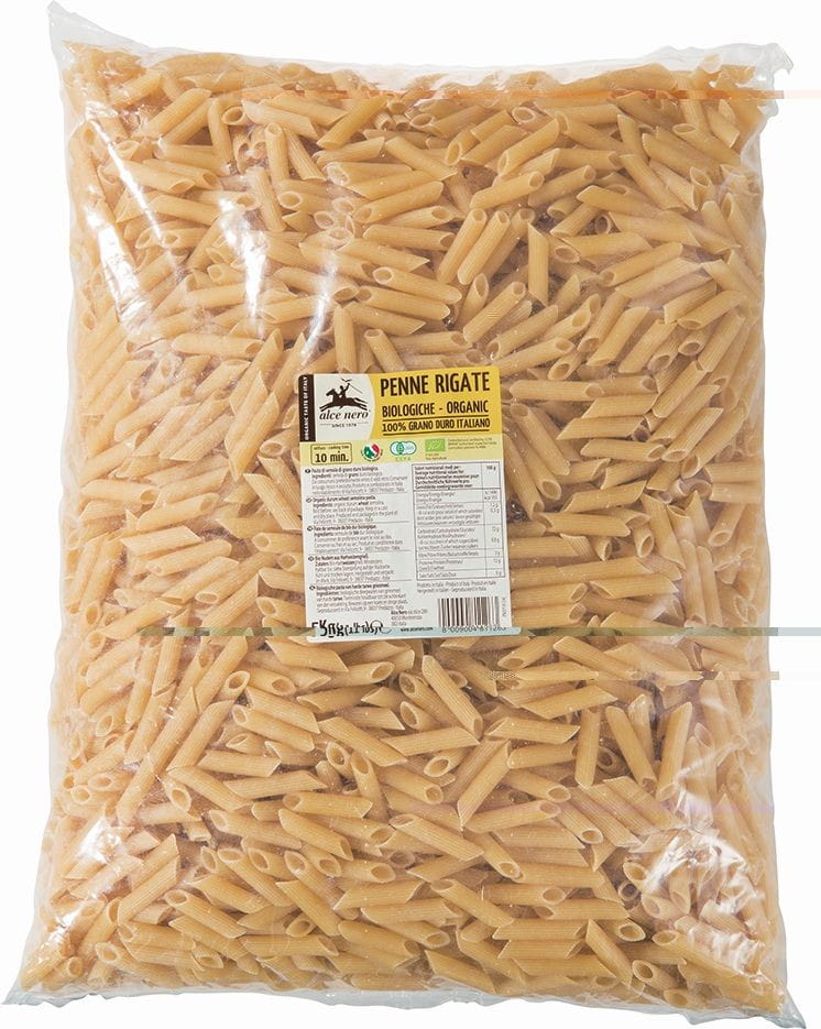 Penne (krupice) těstoviny BIO 5 kg - HORECA ALCE NERO