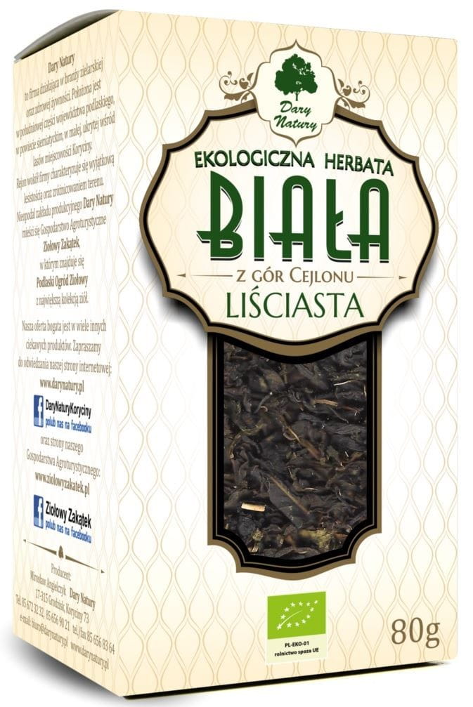 Bílý sypaný čaj BIO 80 g - DARY PŘÍRODY