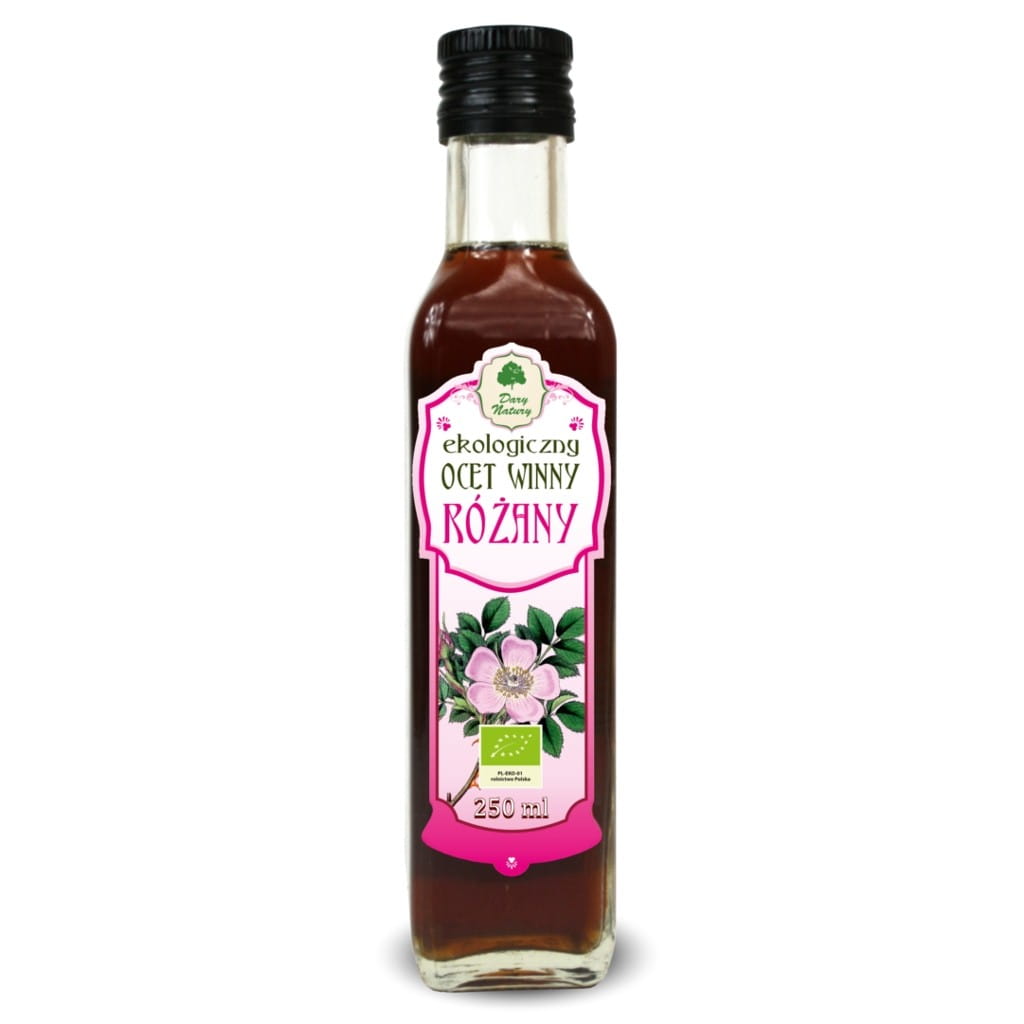 Vinagre de vinho rosé ORGÂNICO 300 ml - PRESENTES DA NATUREZA