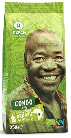 Gemahlener Arabica-Kaffee aus der Nähe des Kivu-Sees fair tade BIO 250 g - OXFAM