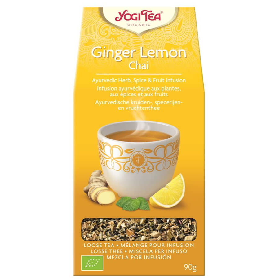 Chá de Gengibre e Limão Orgânico 90 g - YOGI TEA