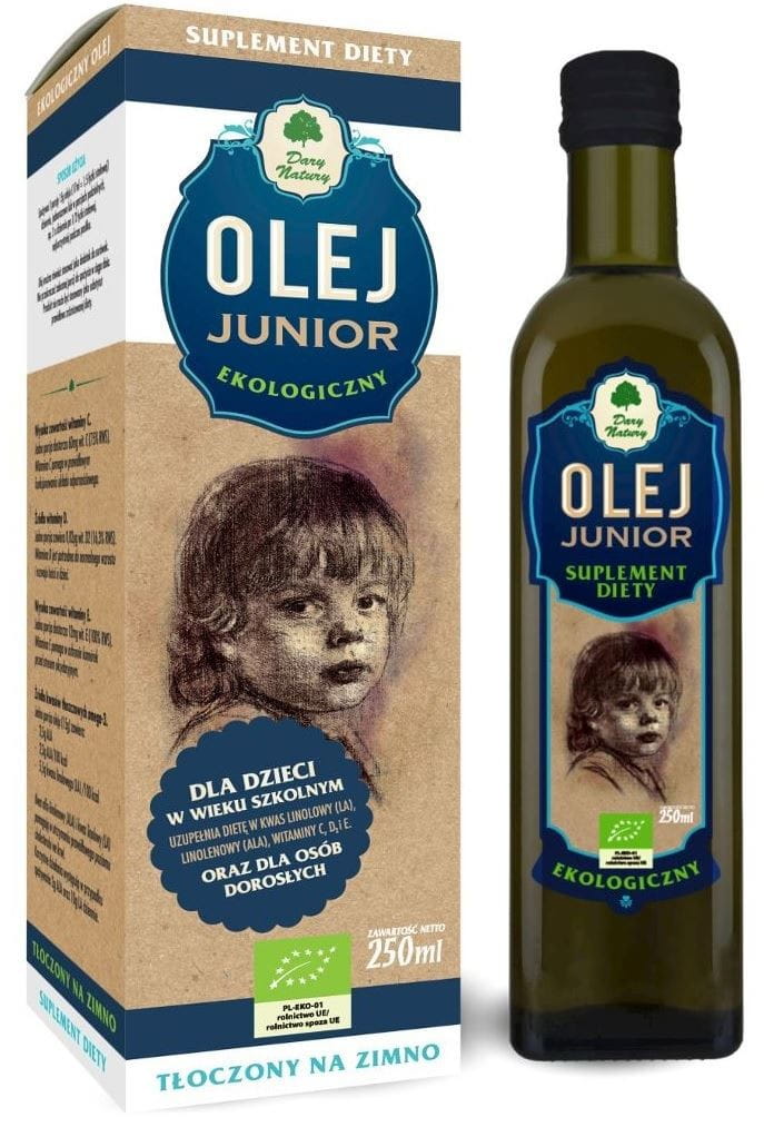 Junior Olaj BIO 250 ml - A TERMÉSZET AJÁNDÉKAI