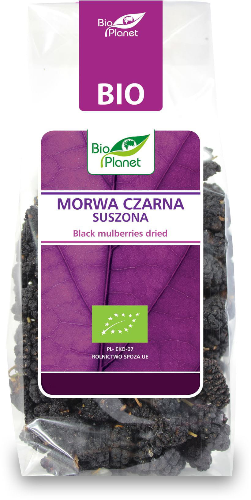 Αποξηραμένη μαύρη μούρα BIO 100 g - BIO PLANET