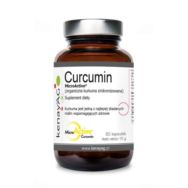 Mikronisert mikroaktivt kurkumin fra gurkemeie 200 mg 60 KENAY-kapsler