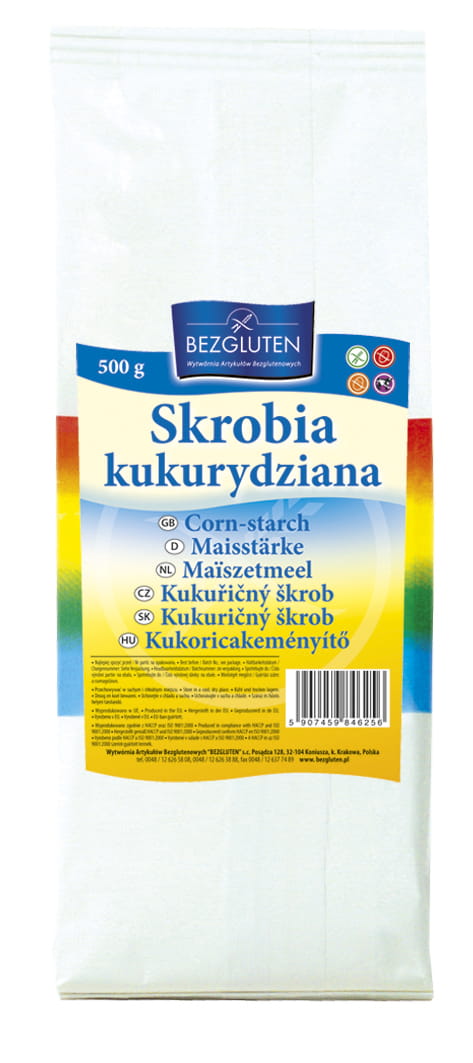 Maissitärkkelys 500 g gluteeniton GLUTENFREI