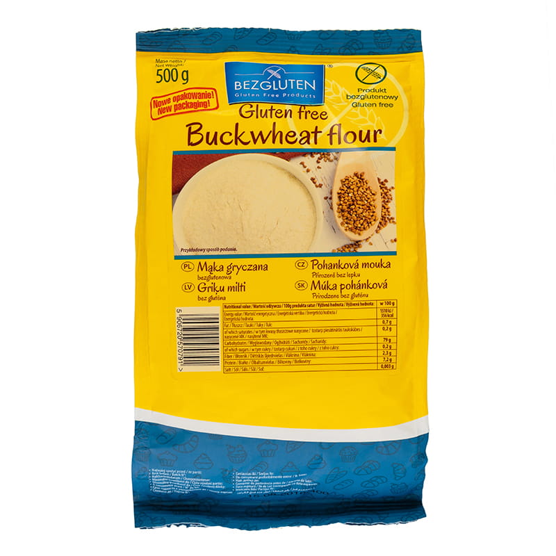 Gluteeniton tattarijauho 500g GLUTENFREI