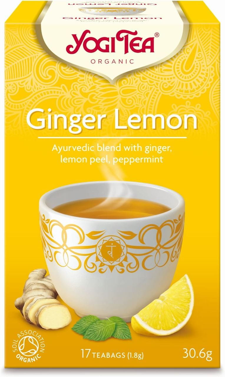 Zázvorovo-citronový čaj (Zázvor-Citron) BIO (17 x 18 g) 306 g - YOGI TEA