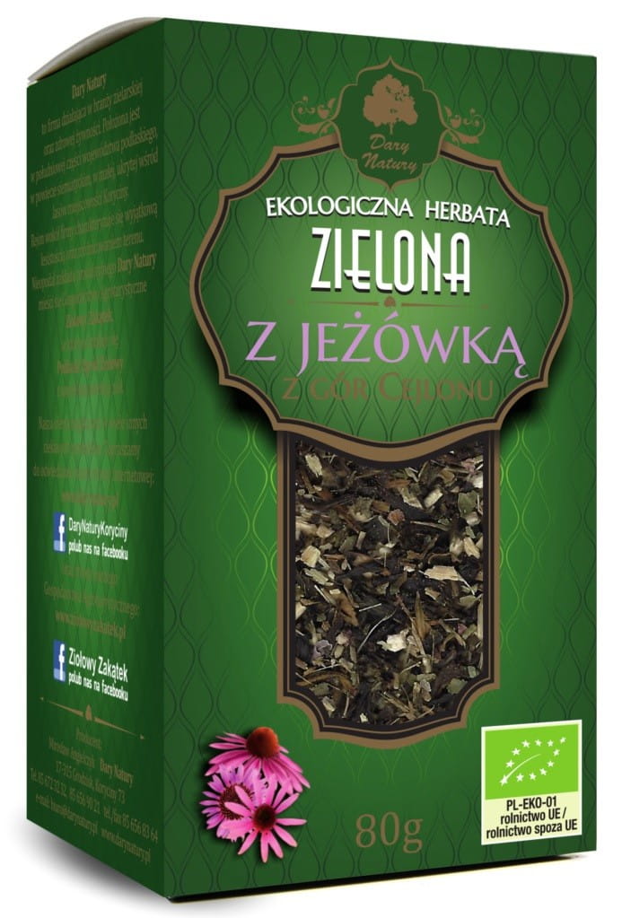 Zöld tea echinaceával BIO 80 g - A TERMÉSZET AJÁNDÉKAI