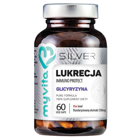 Süßholz Lakritzextrakt Immunschutz Glycyrrhizin 60 Kapseln MYVITA SILVER