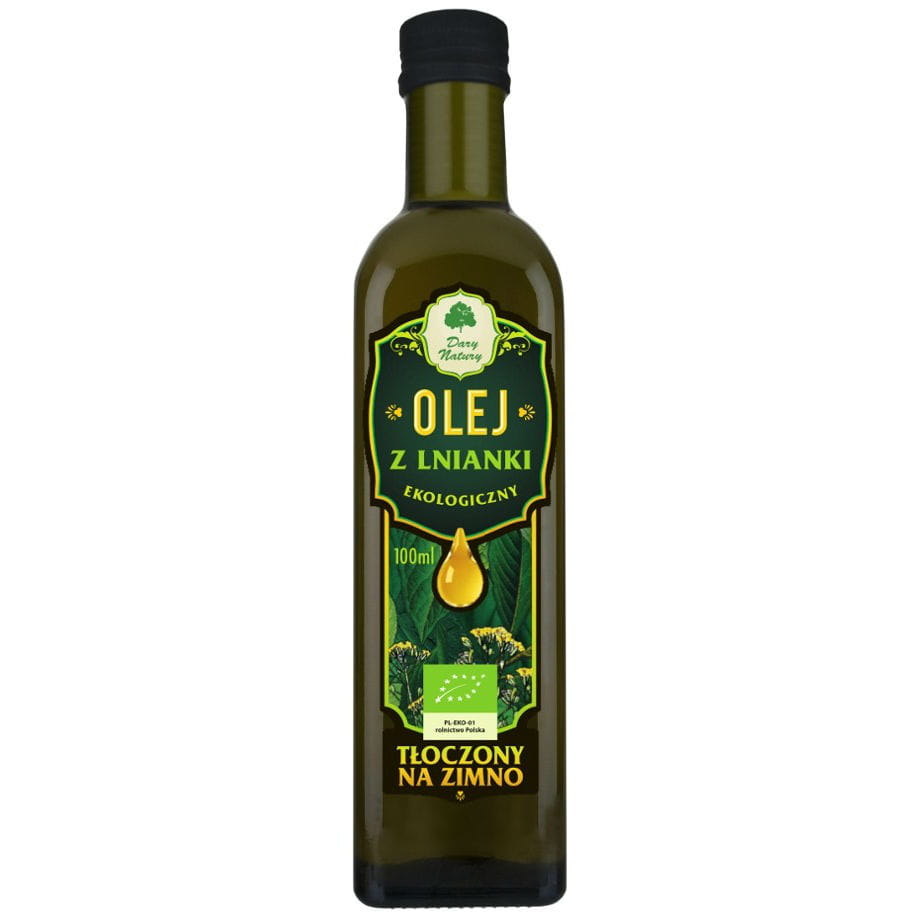 Dầu hạt lanh rydzowy nguyên chất chưa tinh chế hữu cơ 100 ml - QUÀ TẶNG TỪ THIÊN NHIÊN