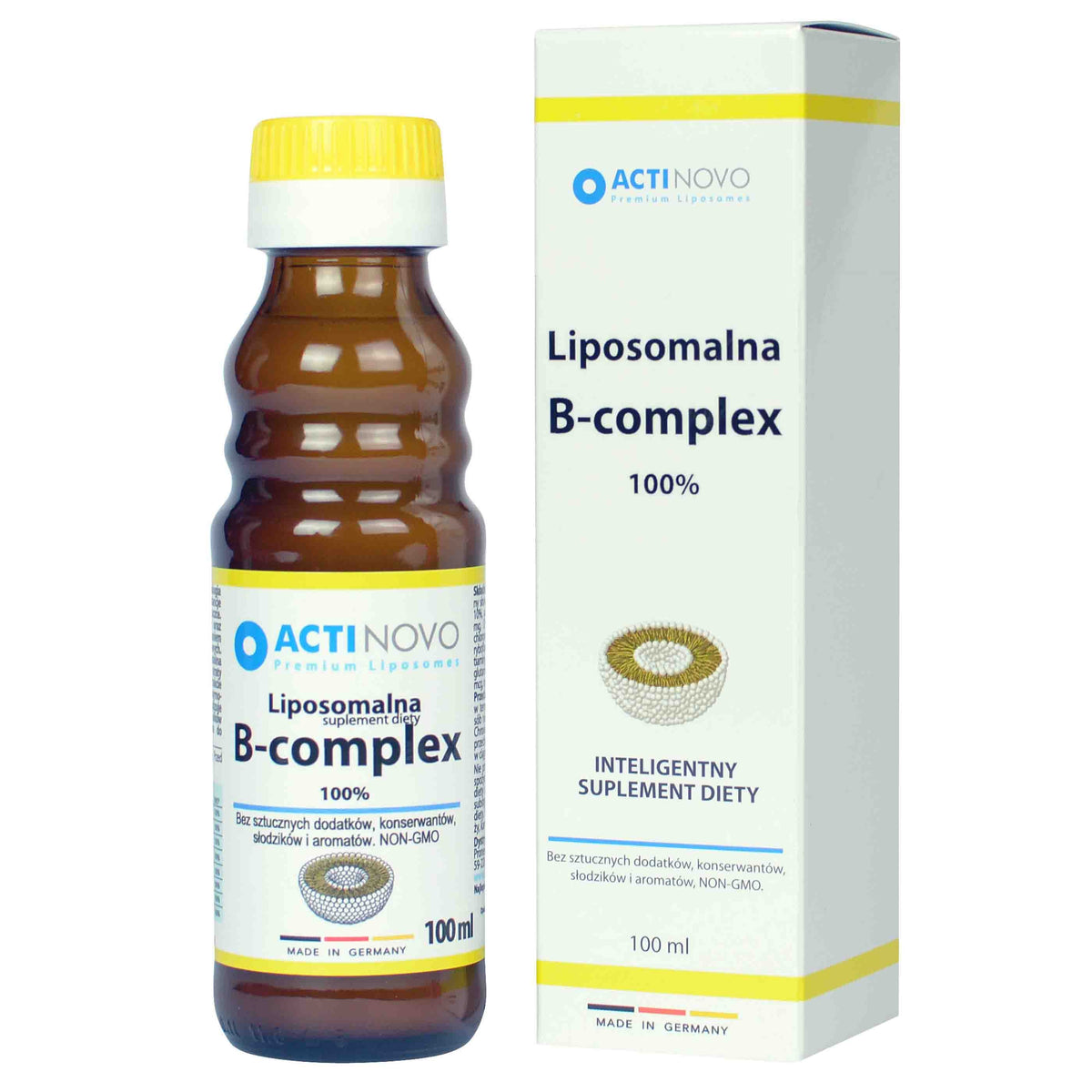 Liposomales Vitamin B - KOMPLEX 100 % 20 Portionen 100 ml - ACTINOVO