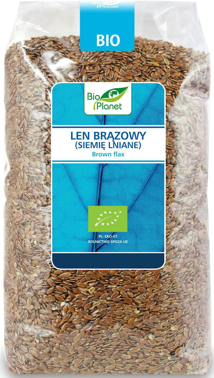 Brauner Flachs (Leinsamen) BIO 1 kg - BIO PLANET