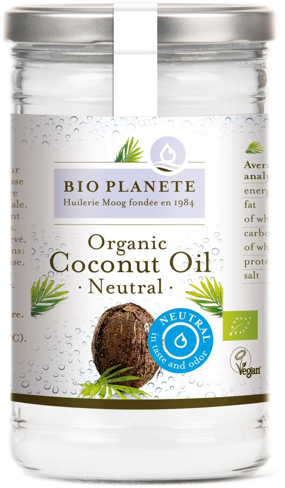Olio di cocco, inodore BIO 1000 ml - BIO PLANÈTE